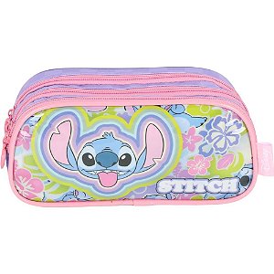 Estojo Triplo STITCH Verde