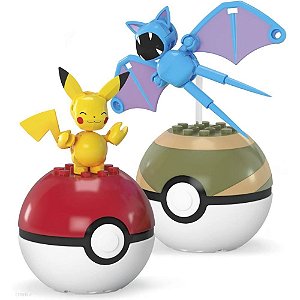 Mega Construx Pokémon Pokébola 2 PACK 40 Peças