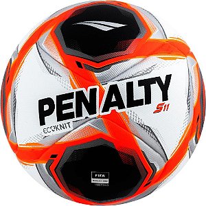 Bola de Futebol de Campo S11 Ecoknit XXV Branco, Preto e Laranja
