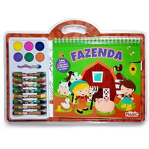 Livro Aquarela Fazenda com GIZ e Aquarela