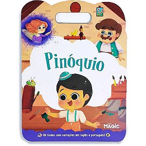 Livro Infantil Ilustrado Pinóquio Bilíngue