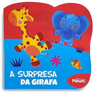 Livro Infantil Ilustrado Recortado a Surpresa da Girafa