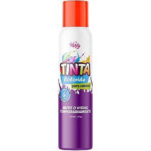 Pinta Cabelo 150ML Vermelho Neon Caixa com 12 Unidades