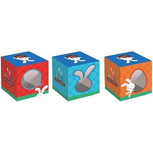 Embalagem para Doces Páscoa POP Alegria com Visor Pacote com 10