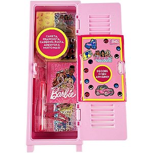 Brinquedo KIT Atividade Criativo Barbie com Canetas e Adesivos