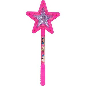 Brinquedo Varinha Mágica Barbie com LUZ e Som