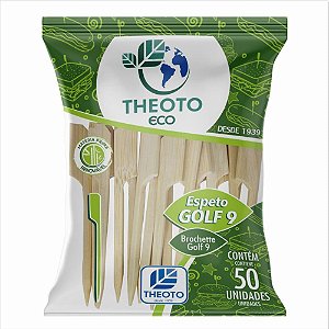 Espeto de Madeira GOLF 9CM Pacote com 50 Unidades