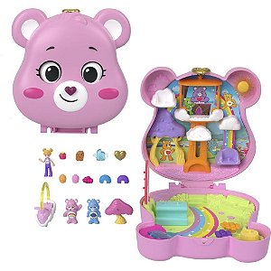Polly Pocket Micro Conjunto Ursinhos Carinhosos com 3 Bonecas e 12 Acessórios