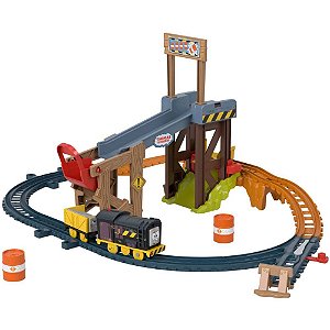 Thomas AND Friends Pista de Construção Diesel Motorizada FISHER-PRICE