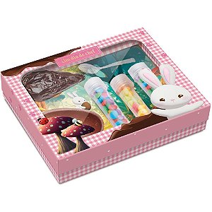 Caixa para OVO de Páscoa KIT Confeiteiro Contos Rosa 150G