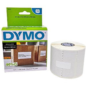 Etiqueta Adesiva Térmica DYMO LW 54MM X 102MM com 220 Unidades