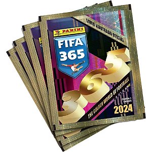 Figurinhas Fifa 365 2025 Envelope com 5 Pacotes com 20 Unidades