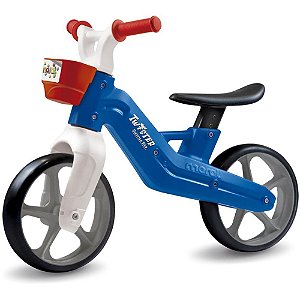 Bicicleta Infantil Balance Bike Azul com Altura Ajustável