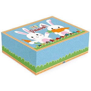 Cesta de Papel Caixa Trilha Doce 27X19,5X9CM Pacote com 10