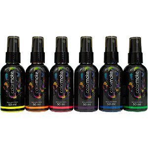 Spray para Cabelo 50ML Cores Neon Sortidas Display com 12 Unidades