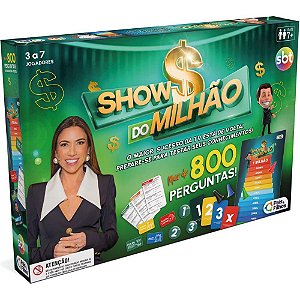 Jogo de Tabuleiro SHOW do Milhão