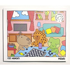 Livro de Colorir Bobbie Goods COZY Moments 48 Páginas