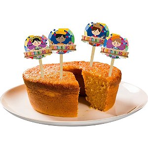 Bandeirolas Especiais Mini para Festa Junina Pacote com 8 Unidades