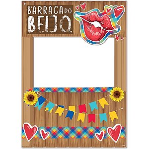 Painel Barraca do Beijo para Festa Junina