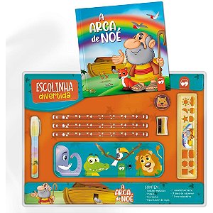 Livro de Atividades KIT Escolinha ARCA de Noé com Estojo