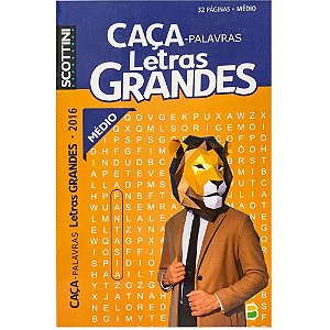 Livro de Atividades CAÇA-PALAVRAS Médio Nº2016 32 Páginas Pacote com 10