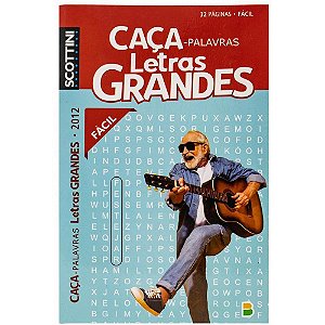 Livro de Atividades CAÇA-PALAVRAS Fácil Nº2012 32 Páginas Pacote com 10