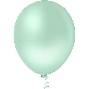 Balão 16 Polegadas Liso Verde CANDY Pacote com 12 Unidades
