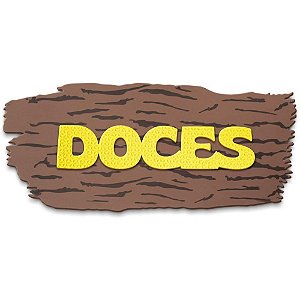 Painel Decorativo EVA Junino Doces 57X24CM para Festas Temáticas