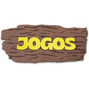 Painel de Decoração Junina em EVA Tema Jogos 57X24CM Colorido