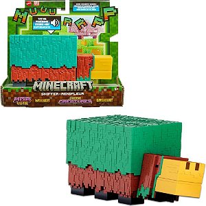 Boneco e Personagem Minecraft Vanilla Sniffer 21CM com SONS Autênticos