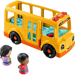 FISHER-PRICE Little People Caminhão Escolar Som e LUZ com 2 Figuras