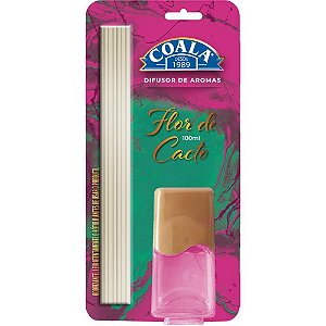 Difusor de Aroma Coala FLOR de Cacto 100ML com Varetas Decorativas