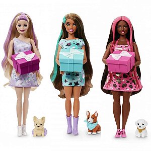 Barbie Reveal PARTY Unboxed Festa dos Animais com 10 Surpresas