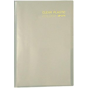 Pasta Catálogo Clear 230X310MM com 30 Envelopes Cristal