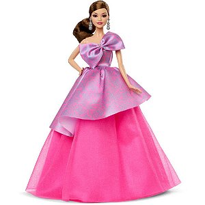 Barbie Collector Signature Birthday Wishes com Suporte e Coa