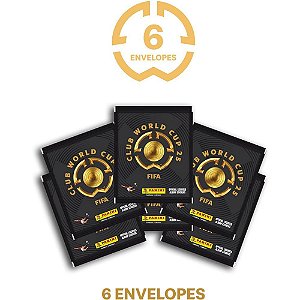 Figurinhas Mundial de Clubes 2025 Envelope com 05 – Pacote com 6 Envelopes