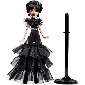 Boneca Monster HIGH Wednesday Raven DRESS com Vestido Estilizado