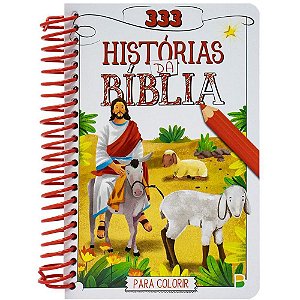 Livro Infantil de Colorir 333 Histórias da Bíblia Especial com 144 Páginas