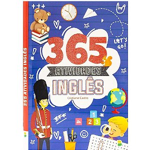 Livro Infantil Colorir 365 Atividades INGLÊS 288 Páginas