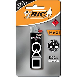 Isqueiro Descartável BIC Maxi Netflix Blister com 1 Unidade