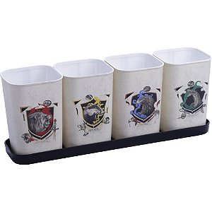 Acessório para Mesa HARRY Potter PORTA-LÁPIS 5 Peças com Bandeja