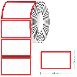 Etiqueta para Preço TR-5 50X30MM com 600 Unidades em Rolo