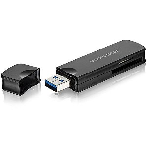 Pen Drive USB Leitor de Cartão de Memória 3.0 Multilaser
