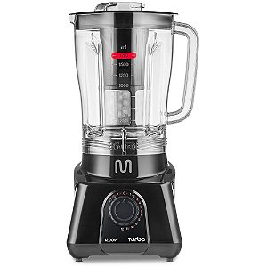 Liquidificador Turbo 1200W 12 Velocidades 127V Preto