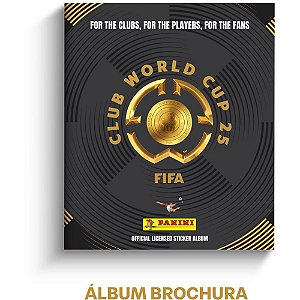 álbum de Figurinhas Mundial de Clubes 2025 Brochura Pacote com 20 Unidades