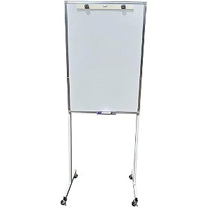 Cavalete para FLIP-CHART Magnético 100X72CM com Rodízio