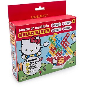 Jogo Diverso Hello KITTY Mestre do Equilíbrio com Cartas e Peças