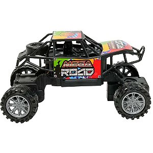 Carrinho de Controle Remoto Mega Road Racing 2 Funções a Pilha