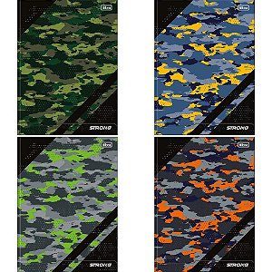 Caderno Brochurão Capa Dura STRONG 80 Folhas Pacote com 5 Unidades