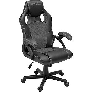 Cadeira Gamer Preta Pequena CD105 BRIGHT com Design Ergonômico